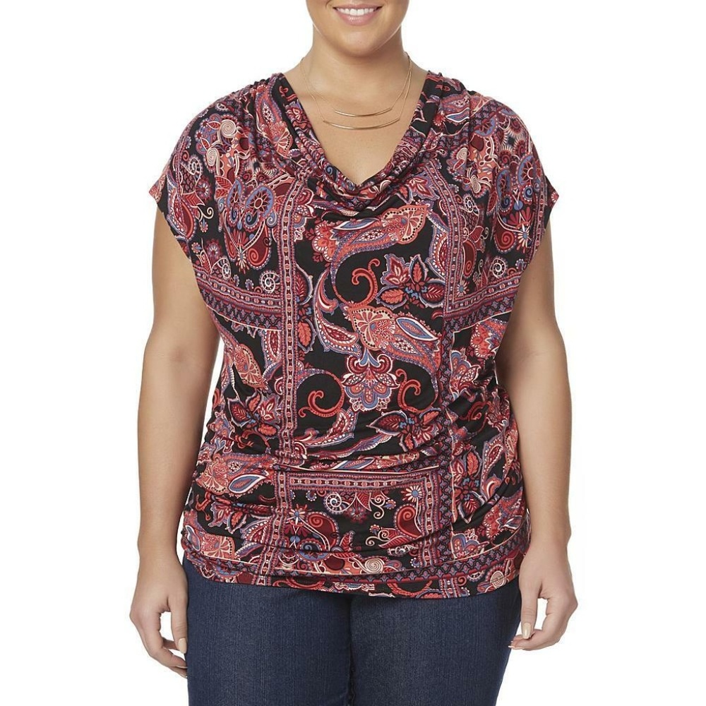 Women's Top Blouse Simply Emma size 1X NEW